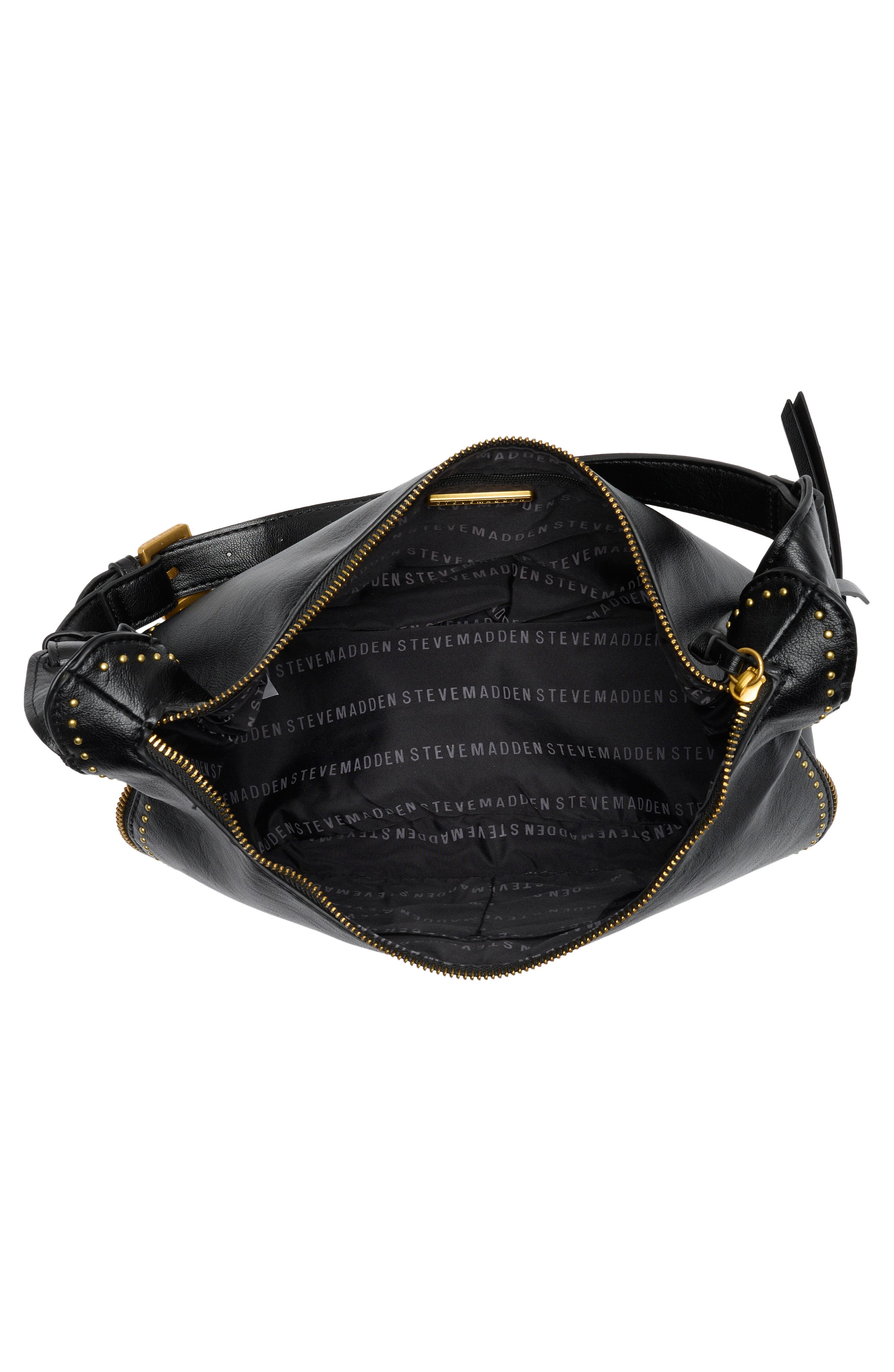 Steve Madden Ally Studded Shoulder Bag, Alternate, color, 