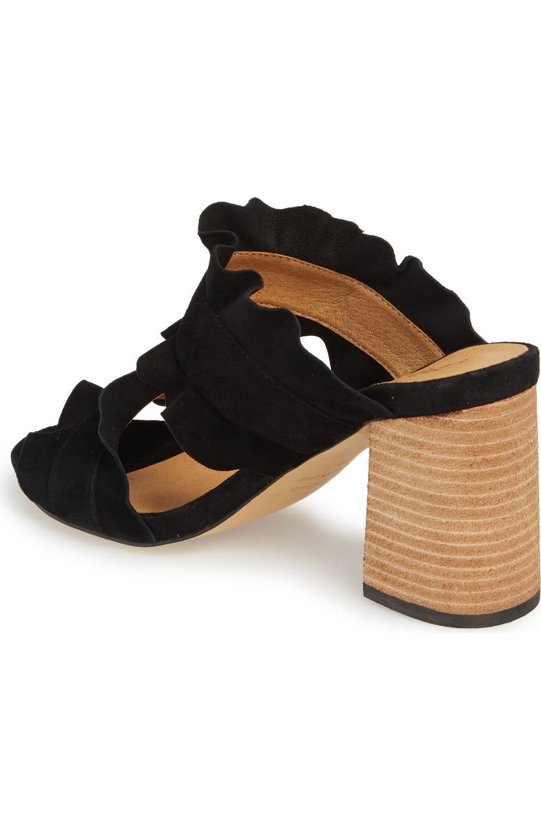 Free People Rosie Ruffle Slide Sandal, Alternate, color,