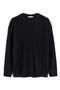 Crewneck Alpaca Blend Rib Sweater