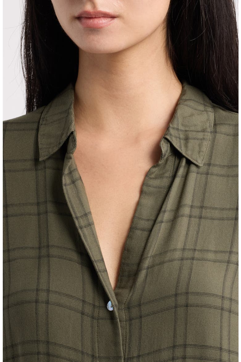 Classic Plaid Button-Up Shirt, Alternate, color, FOREST FLOOR