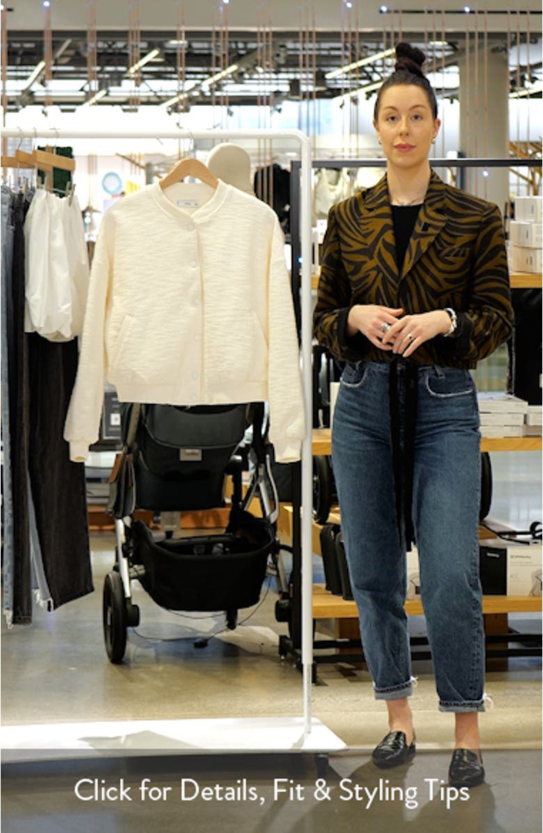 Tweed Bomber Jacket, sales video thumbnail