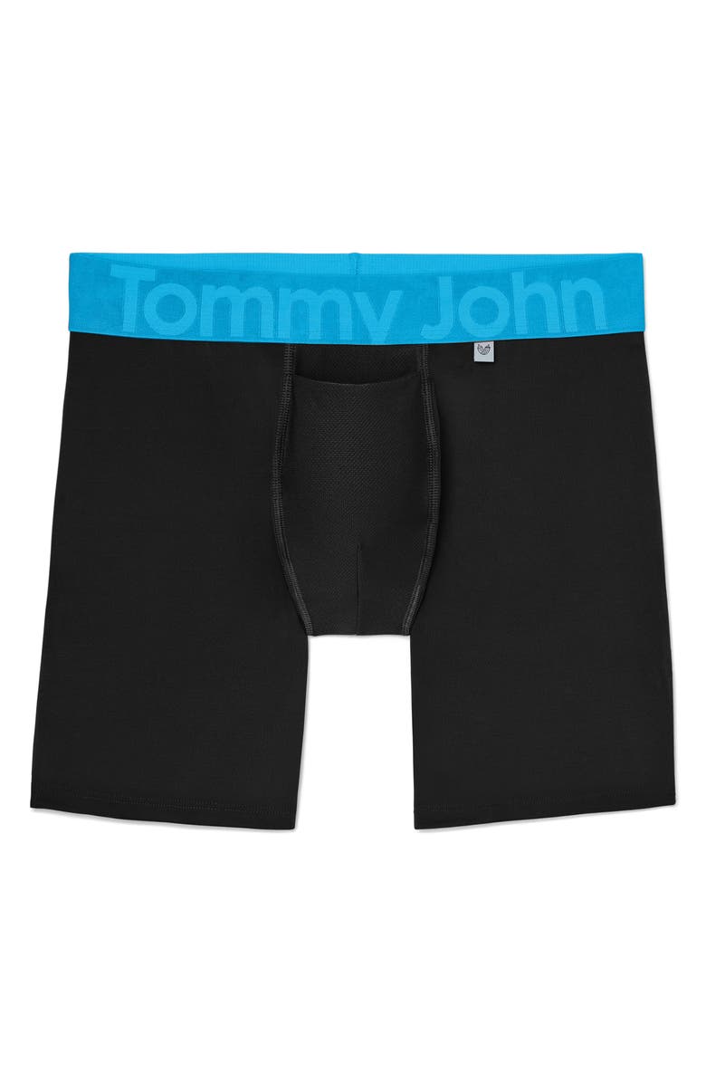 Tommy John 360 Sport 6-Inch Hammock Pouch<sup>™</sup> Boxer Briefs, Alternate, color, Anthracite/Blue Wb