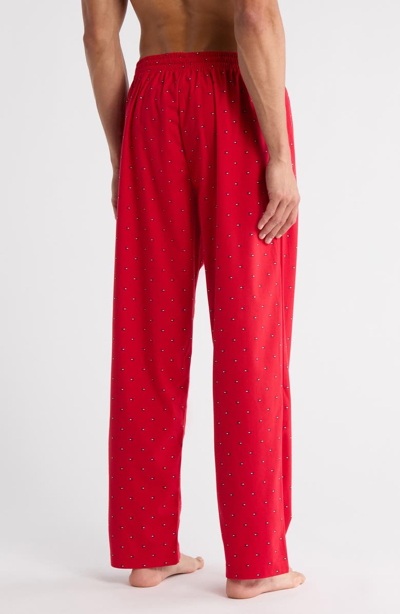 Tommy Hilfiger Cozy Logo Fleece Pants, Alternate, color, Sultan Red