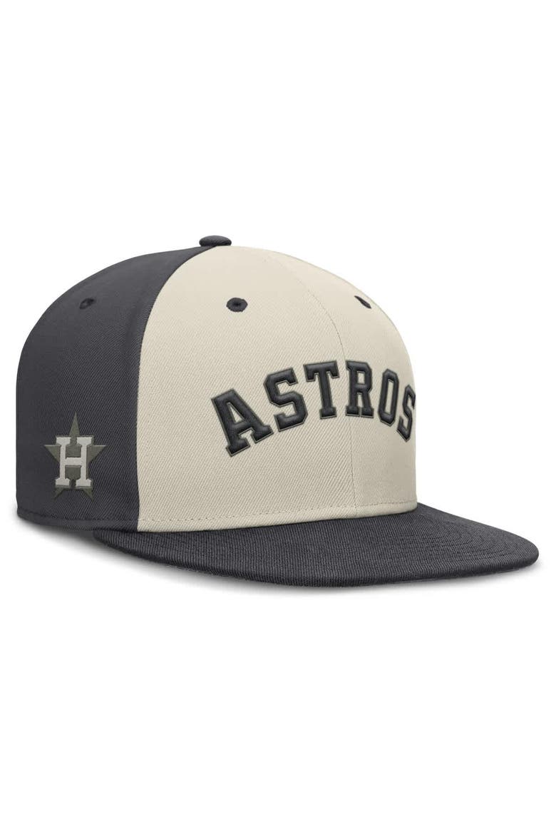 Men's Nike  Cream Houston Astros Dri-FIT True Fitted Hat, Main, color, Cream
