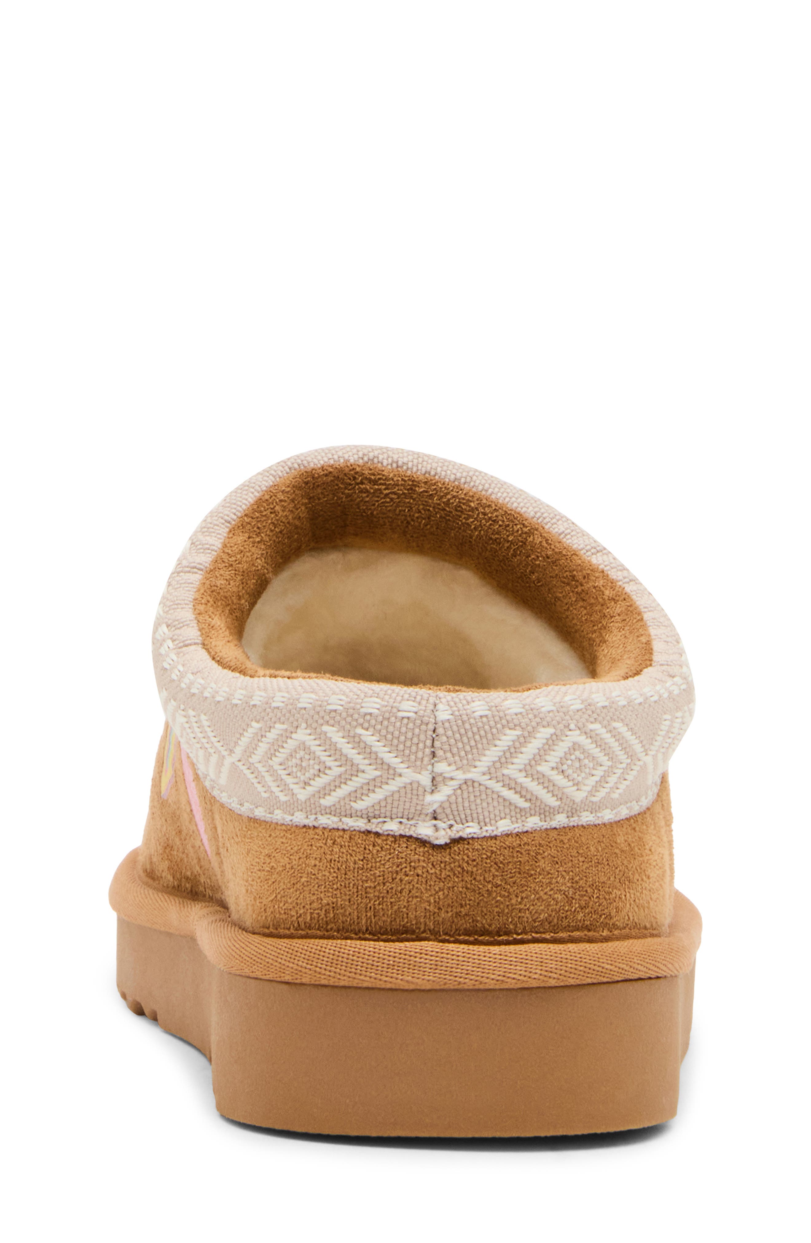 Kids' Glazed Clog Slipper, Alternate, color, COGNAC MULTI