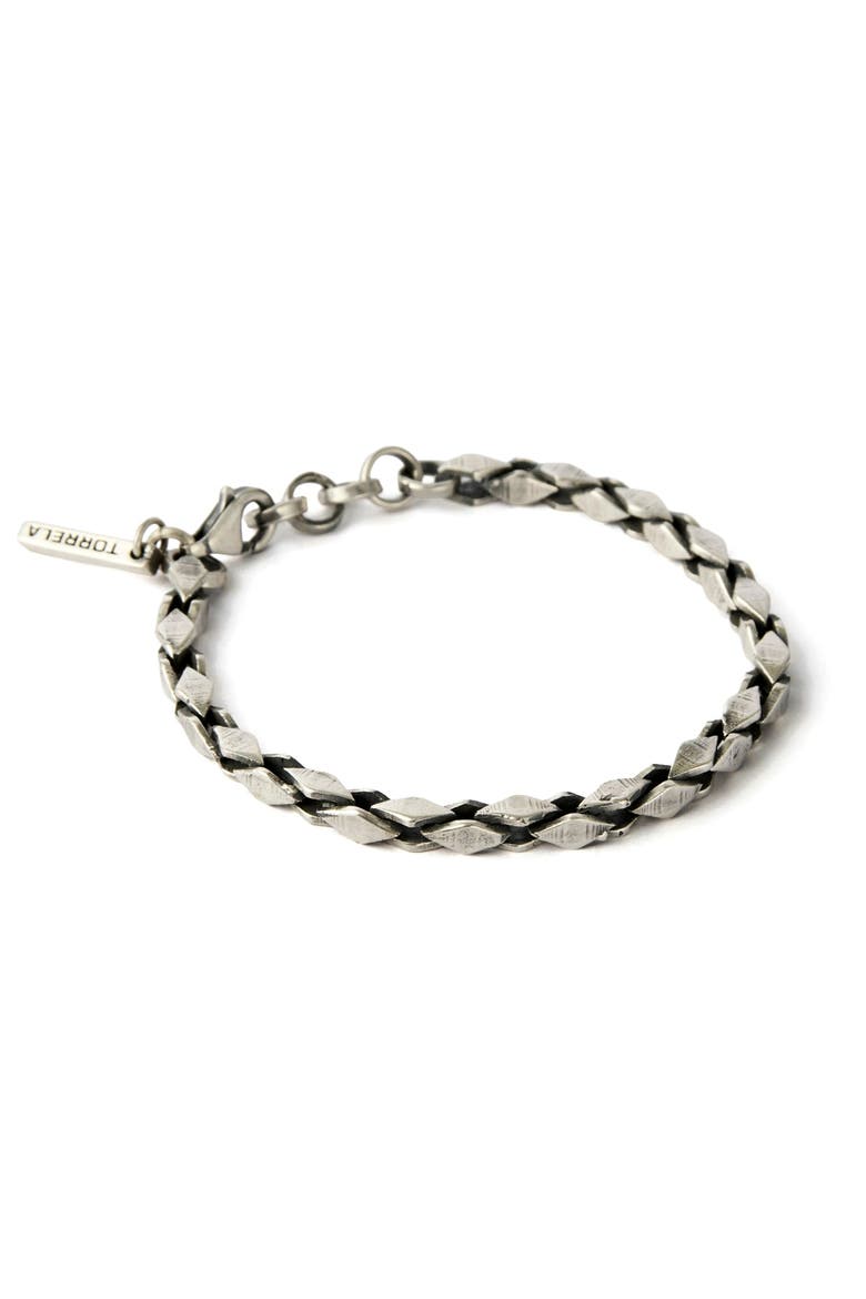 Snake Silver Bracelet, Main, color, Sterling Silver