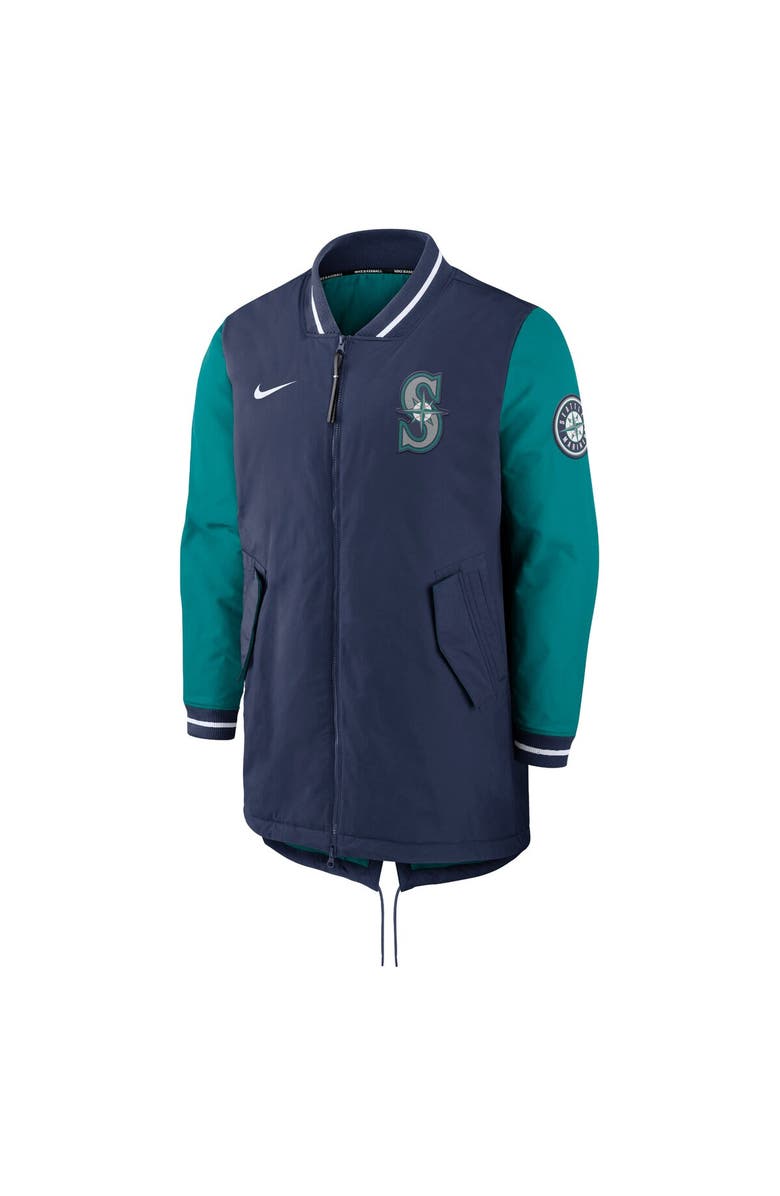 Nike Men's Nike Navy Seattle Mariners Authentic Collection Dugout Performance Full-Zip Jacket, Alternate, color,