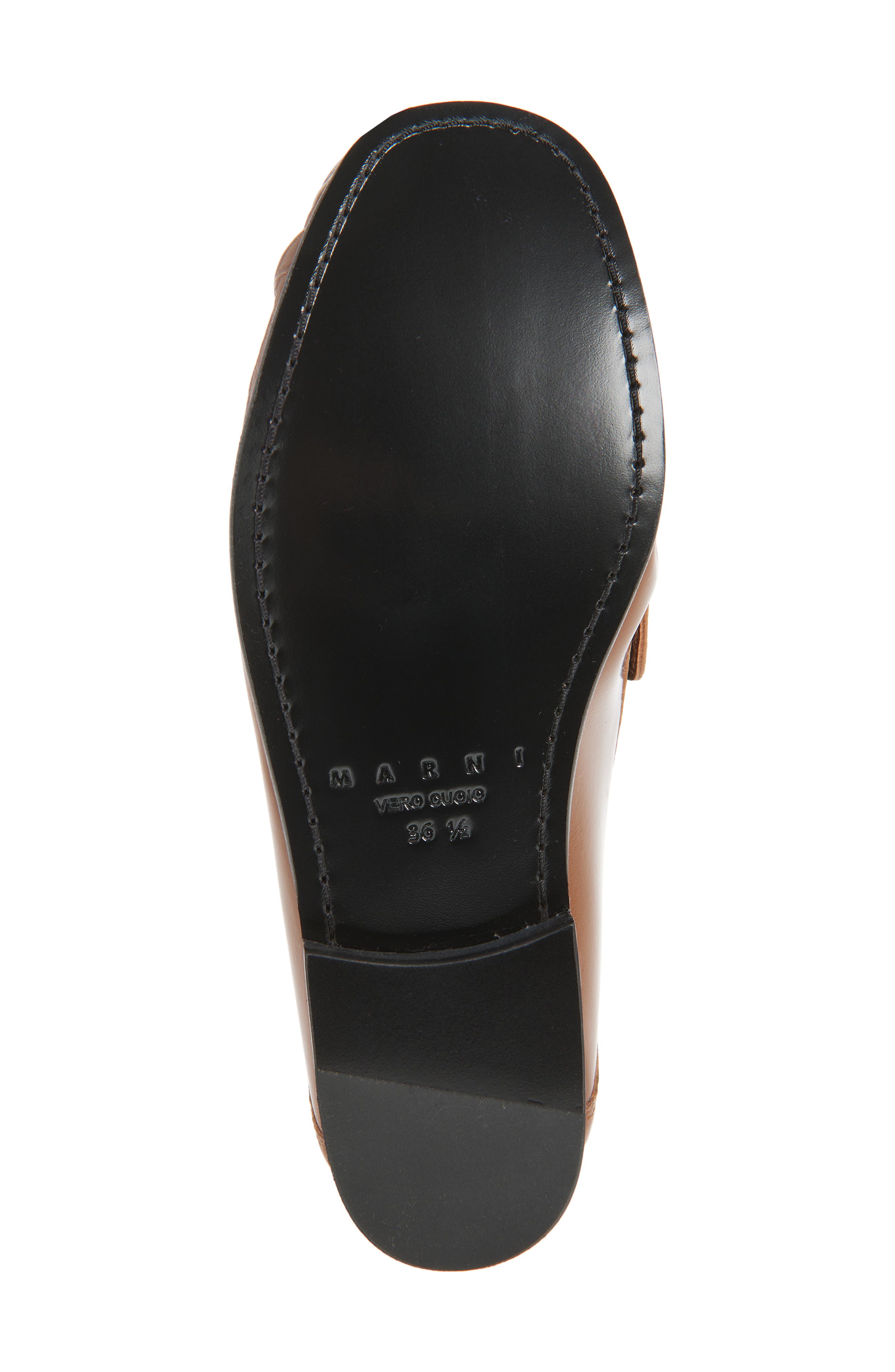 Collapsible Loafer, Alternate, color, 00M15 LEATHER