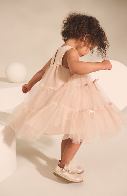 Next Kids' Sleeveless Tulle Dress In Pink