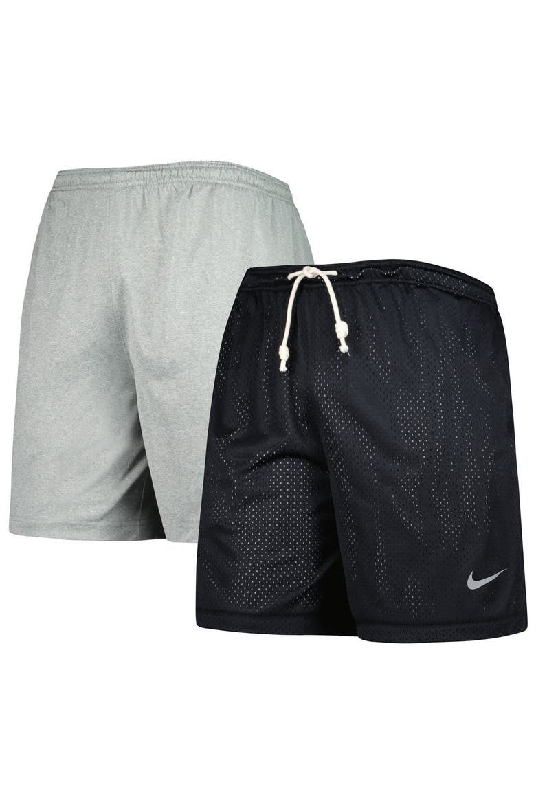 Men's Nike Black/Gray Oregon Ducks Reversible Performance Shorts, Main, color, Black