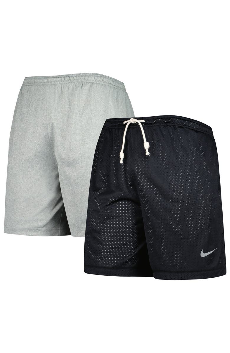 Nike Men's Nike Black/Gray Oregon Ducks Reversible Performance Shorts, Main, color,