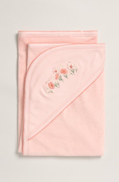 Embroidered Hooded Bath Towel