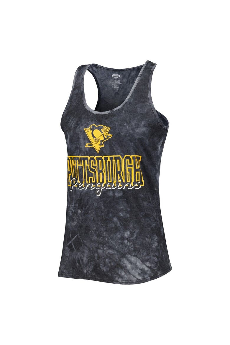 Women's Concepts Sport  Charcoal Pittsburgh Penguins Billboard Tank Top & Shorts Sleep Set, Alternate, color, Charcoal