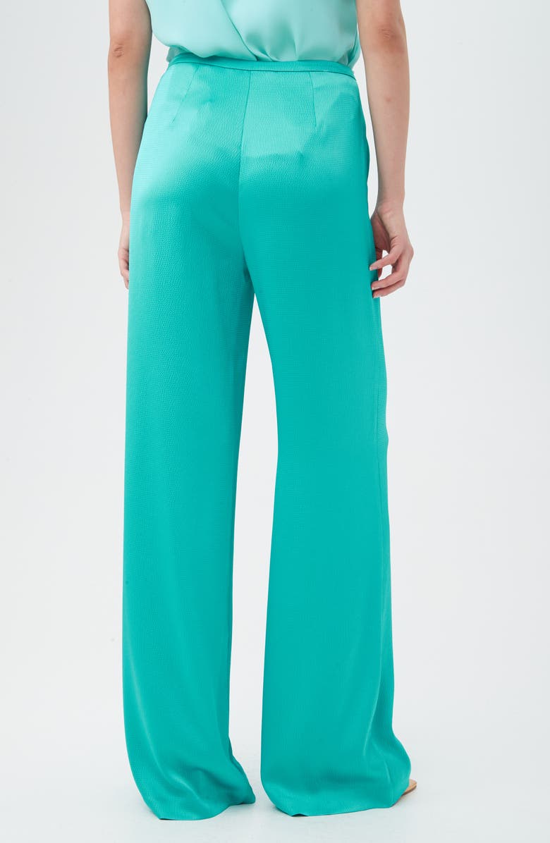 Trina Turk Tavia Wide Leg Pants, Alternate, color, Oceano