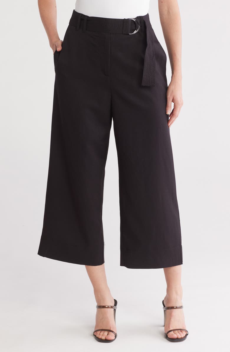 Laundry by Shelli Segal Wide Leg Crop Pants, Main, color, 