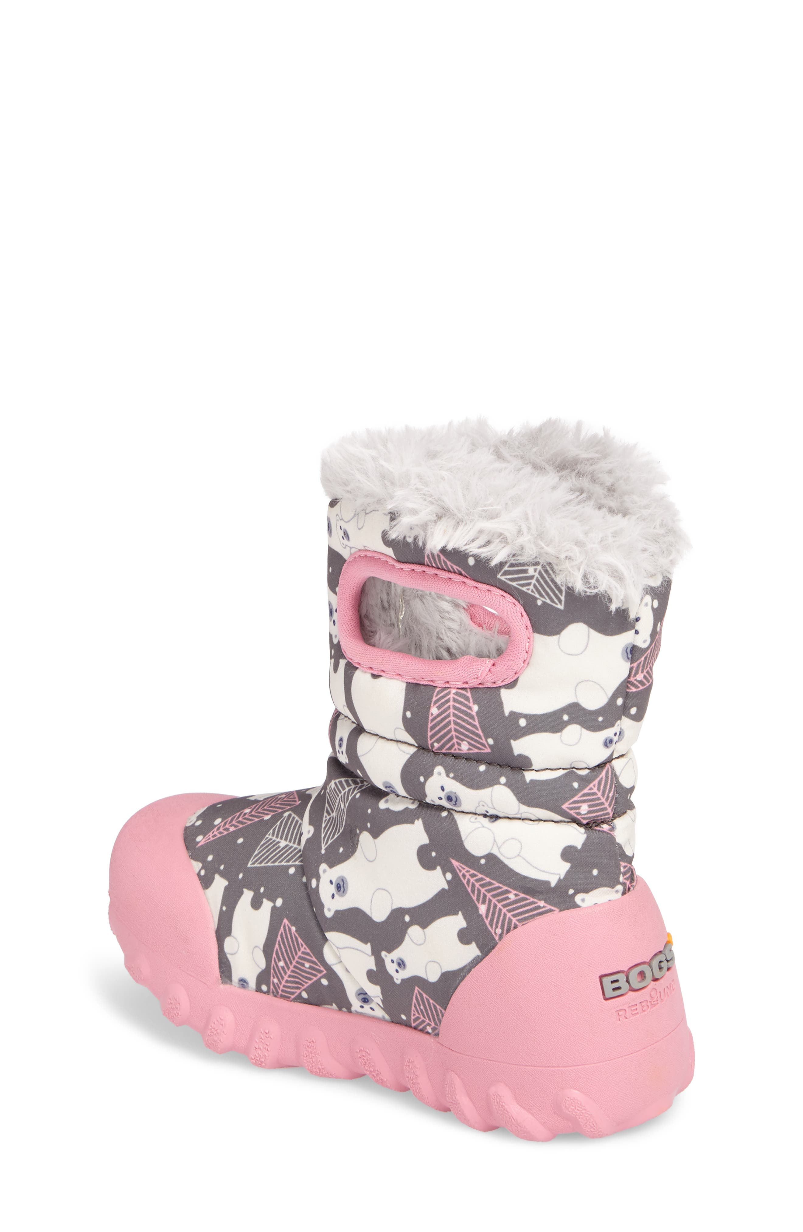 Bogs B-MOC Bears Waterproof Insulated Faux Fur Boot, Alternate, color, 