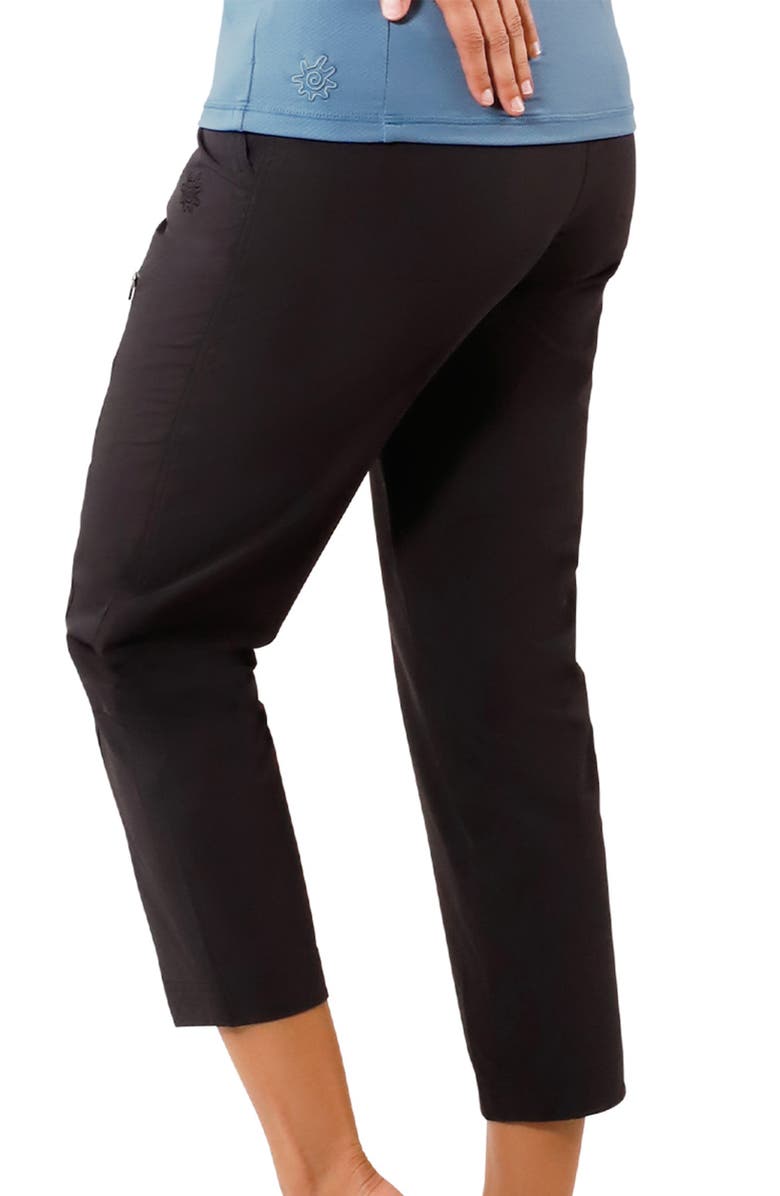 UV Skinz Walking Capris, Alternate, color, Black