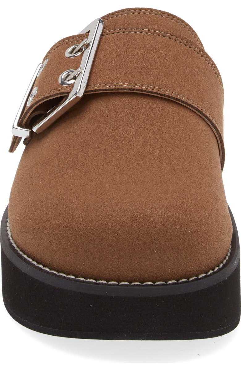 Ganni Buckle Platform Clog, Alternate, color,