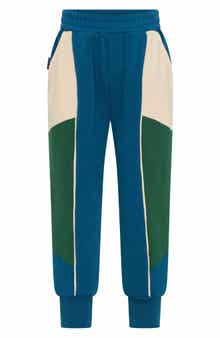 TINY TRIBE Kids' Colorblock Cotton Joggers