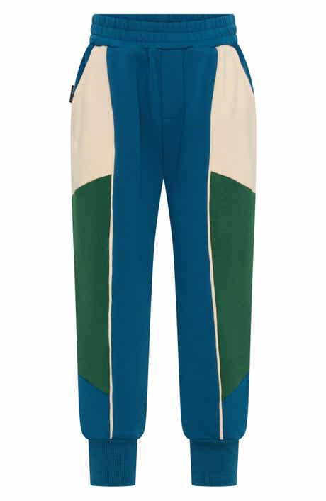 TINY TRIBE Kids' Colorblock Cotton Joggers