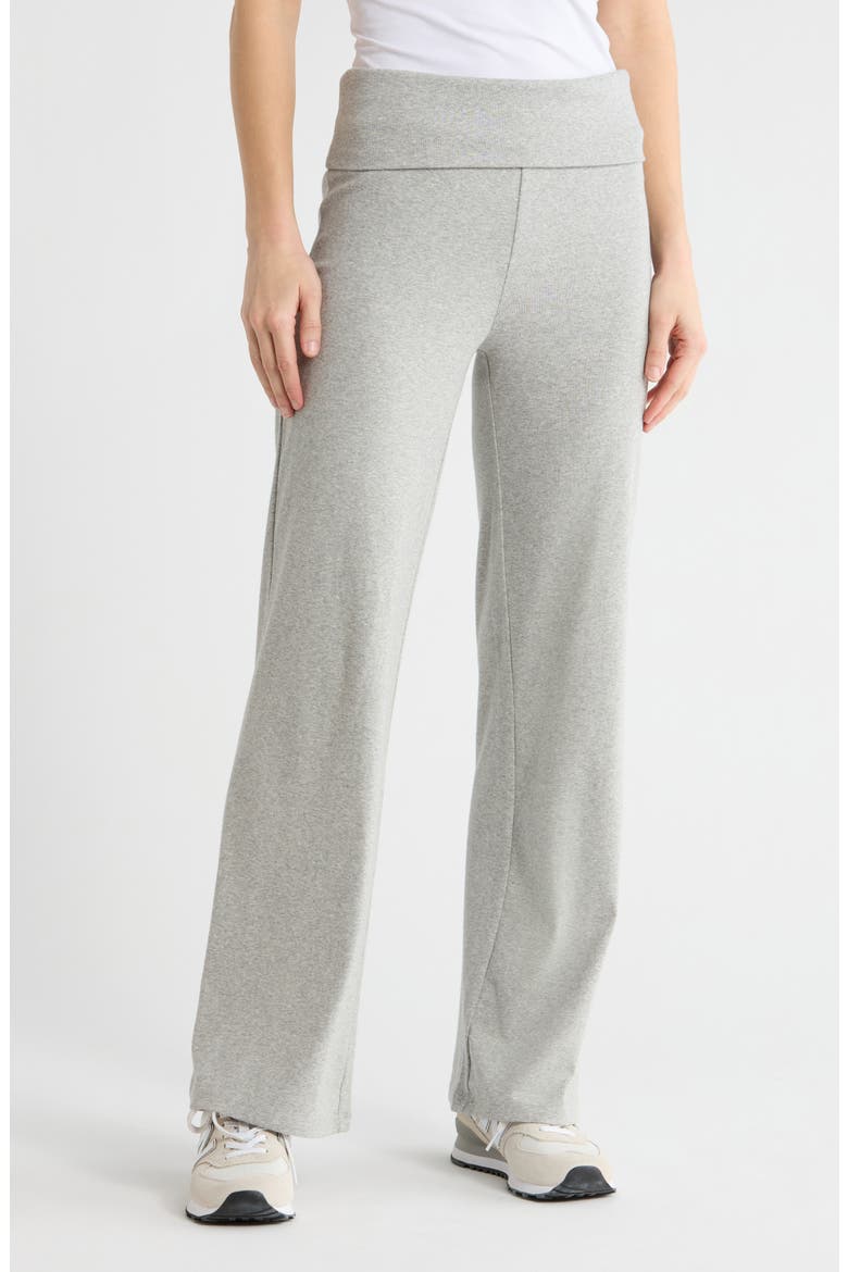 Flare Leggings, Main, color, GREY SOFT HEATHER
