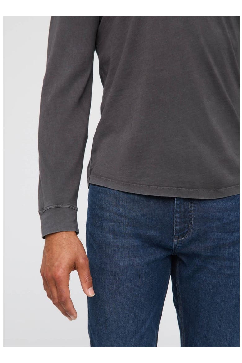 PurePima Vintage Henley, Alternate, color, Washed-Grey