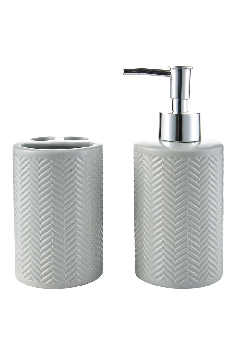 Reid 14-Piece Bath Accessory Set, Alternate, color, SEAFOAM