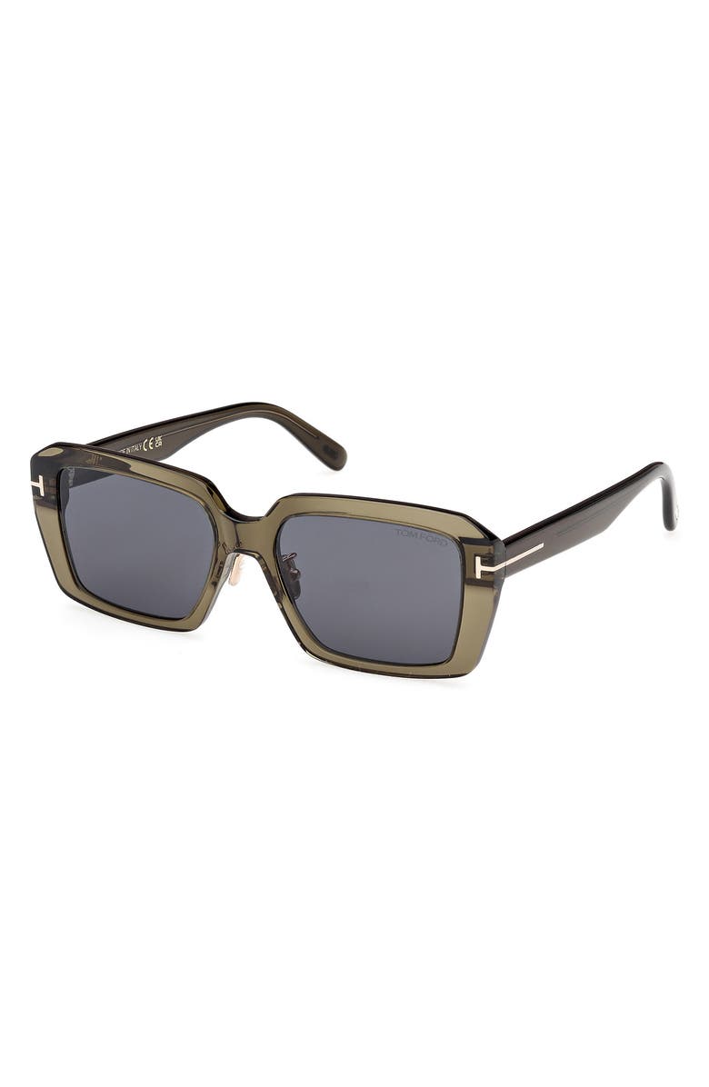 TOM FORD 54mm Square Sunglasses, Main, color,