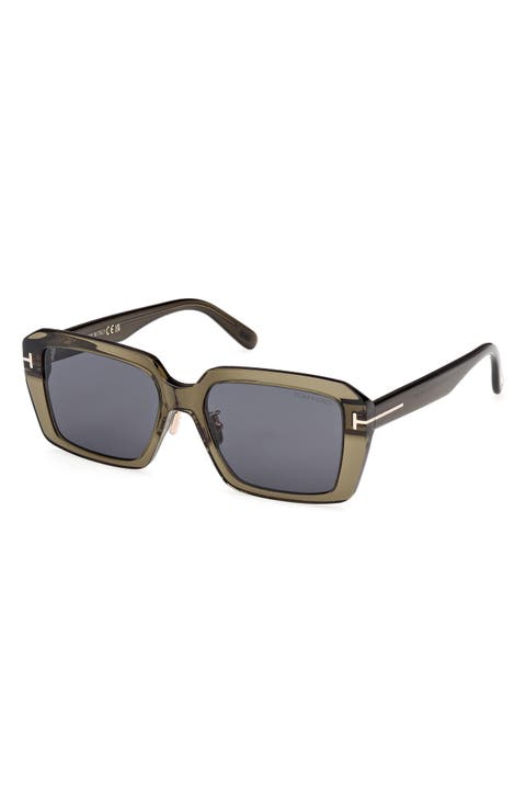 54mm Square Sunglasses