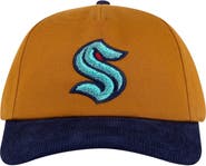 American Needle Men's American Needle Tan/Deep Sea Blue Seattle Kraken Burnett Adjustable Hat