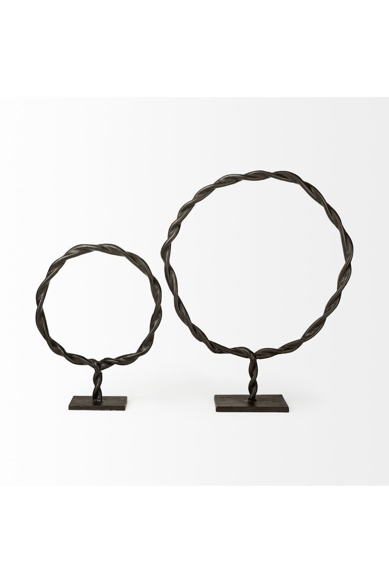 Rizwan Aluminum Braided Circular Object, Alternate, color, Black