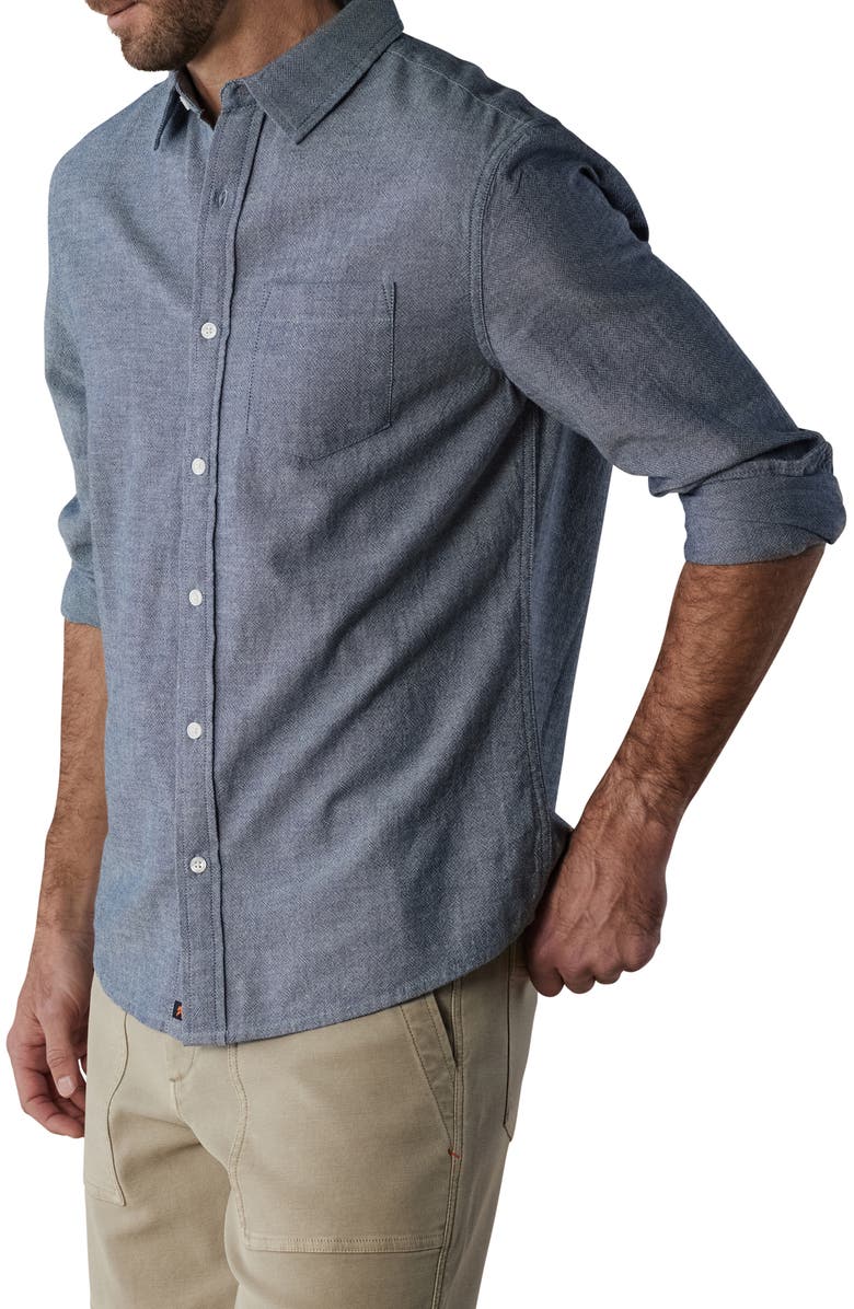 The Normal Brand Lived In Cotton Button-Up Shirt, Alternate, color, 