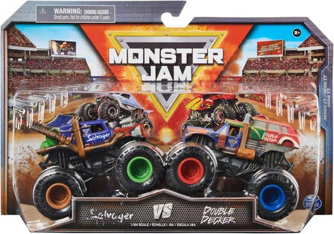 Salavager VS Double Decker Die Cast Vehicles