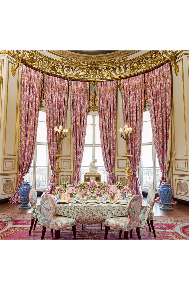 Mrs. Alice Josephine Garland Dinner Plates, Alternate, color, Pink