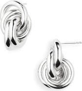 Lié Studio Vera Knot Tie Sterling Silver Earrings