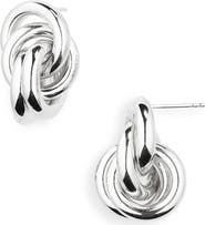 Lié Studio Vera Knot Tie Sterling Silver Earrings