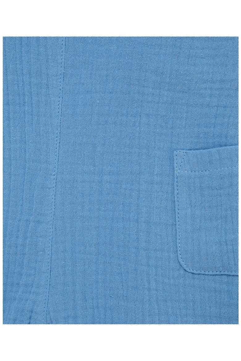 Stripe T-Shirt & Shortall Set, Alternate, color, BLUE