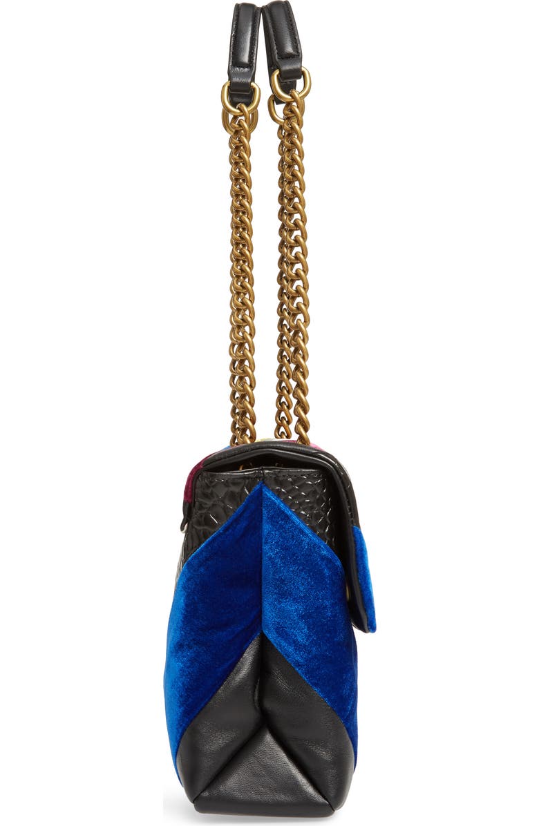 Kurt Geiger London Large Kensington Mixed Media Shoulder Bag, Alternate, color,