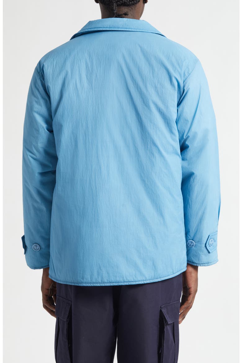 P-Coat Pigment Dyed Nylon Double Breasted Jacket, Alternate, color, SAX