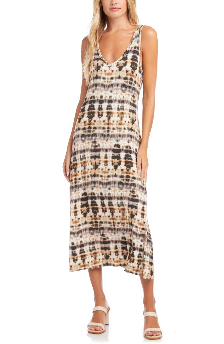 Karen Kane Brigitte Sleeveless Midi Dress, Main, color,