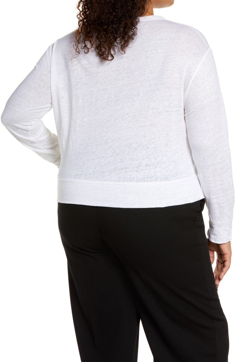 Vince Cotton Crewneck Top, Alternate, color,