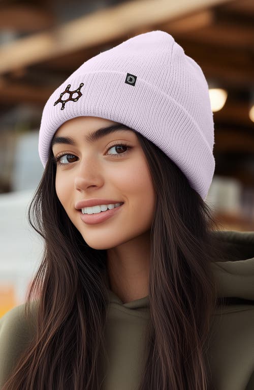Dalix Molecule Beanie In Lavender