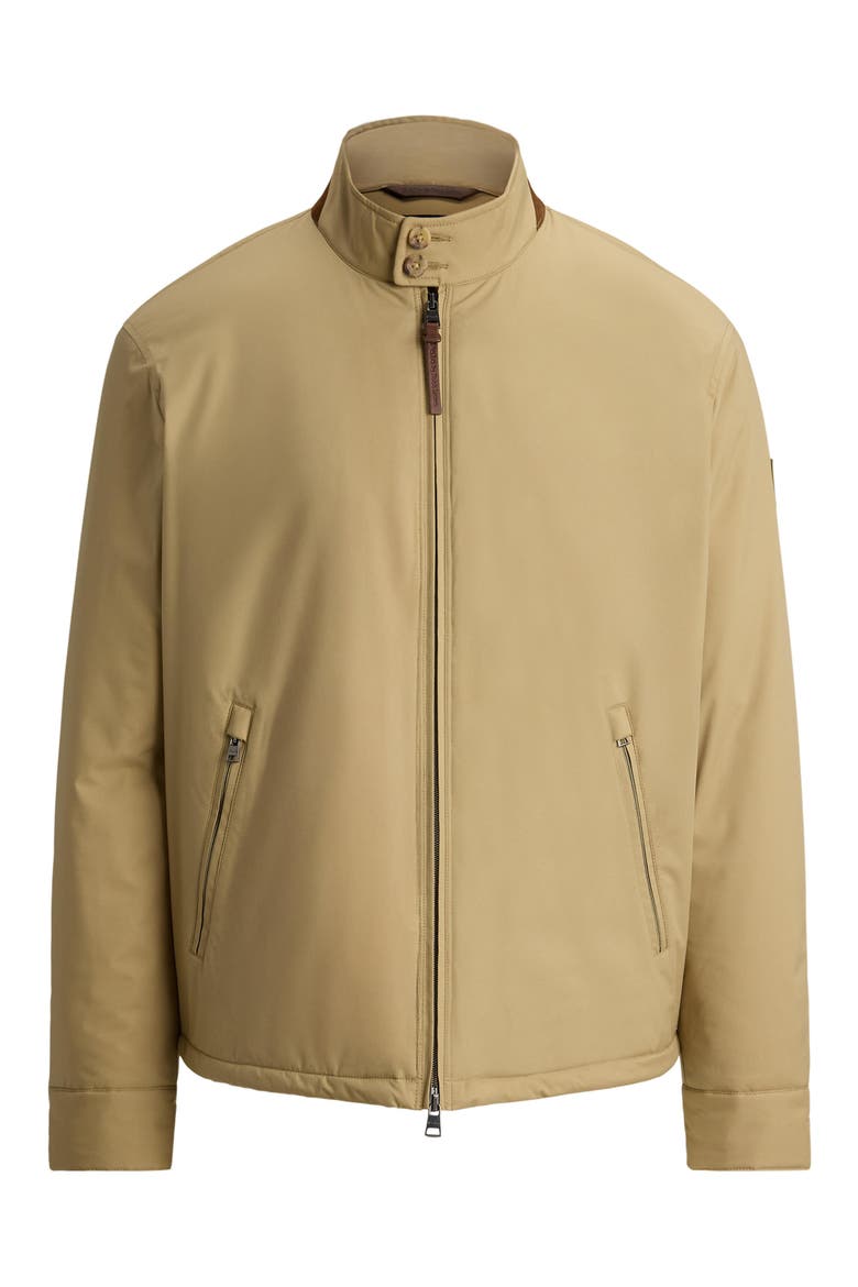 Performance Gabardine Bomber Jacket, Alternate, color, KHAKI