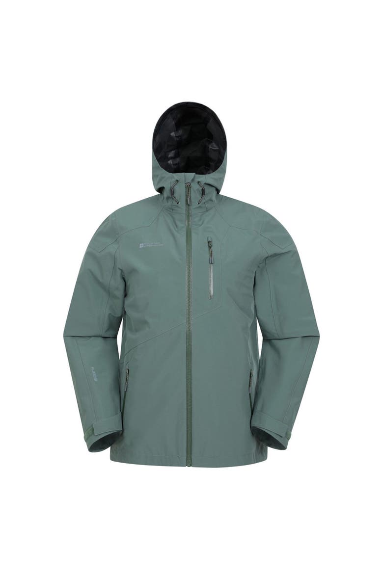 Bachill Three Layer Waterproof Jacket, Main, color, Green