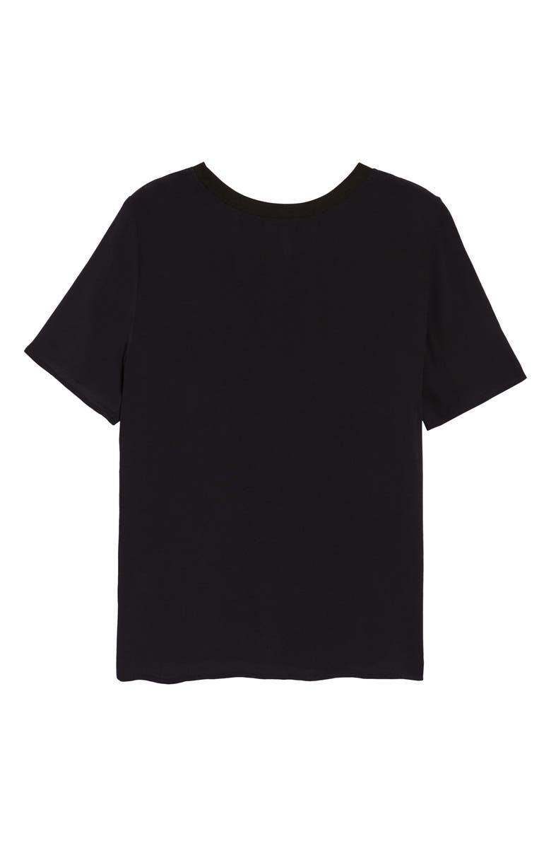 Treasure & Bond Short Sleeve Woven T-Shirt, Alternate, color, 