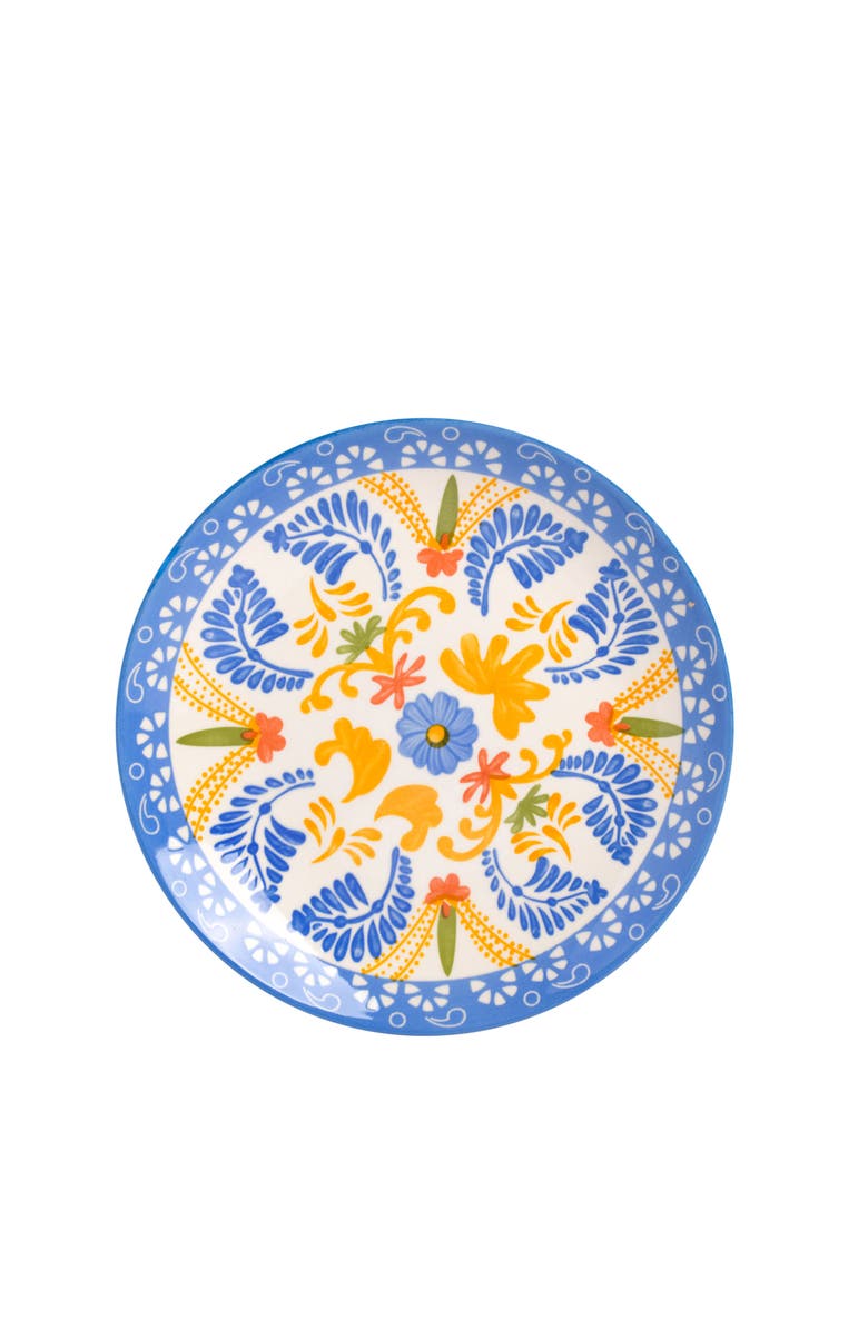 Laurie Gates Tierra Tile 12 Piece Round Stoneware Dinnerware Set, Alternate, color, Assorted