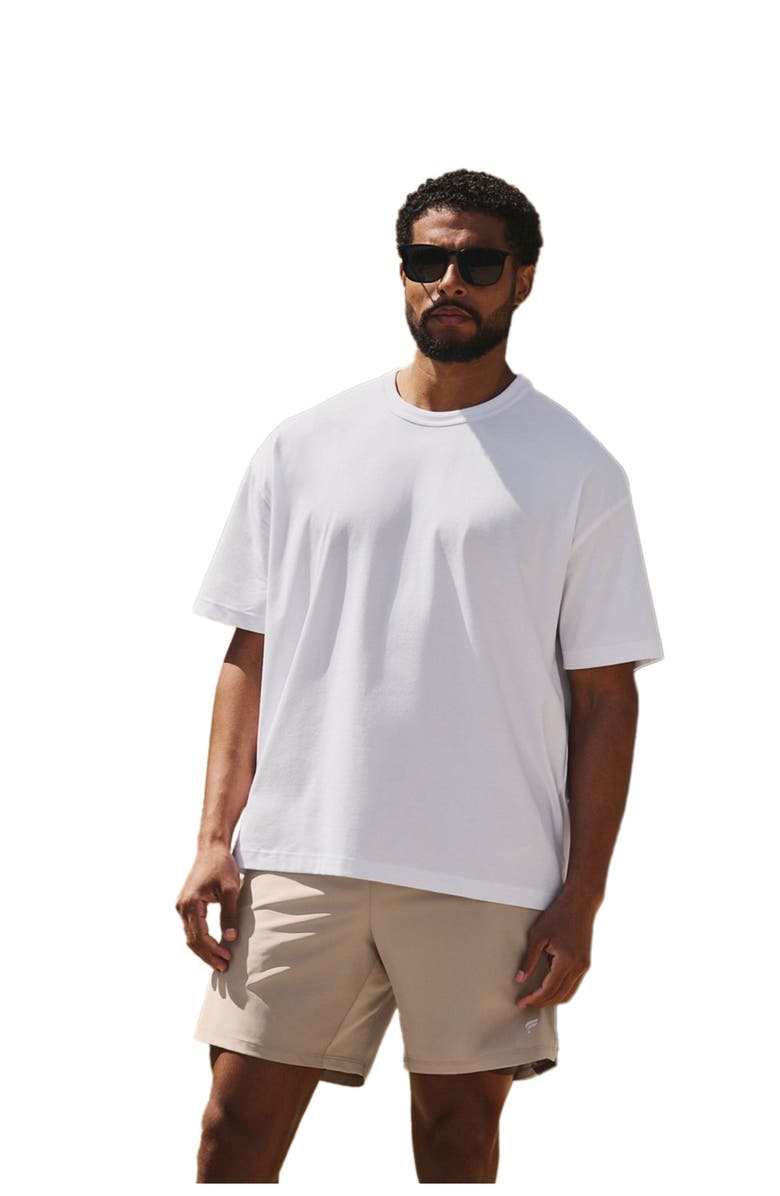 Fabletics The Effortless Oversized Tee, Main, color, Classic White