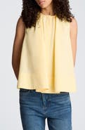 Kenneth Cole Paperbag Neck Sleeveless Top