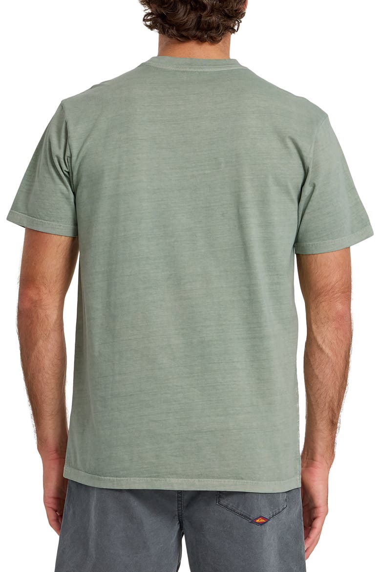 Saltwater Cotton Pocket T-Shirt, Alternate, color, LILY PAD