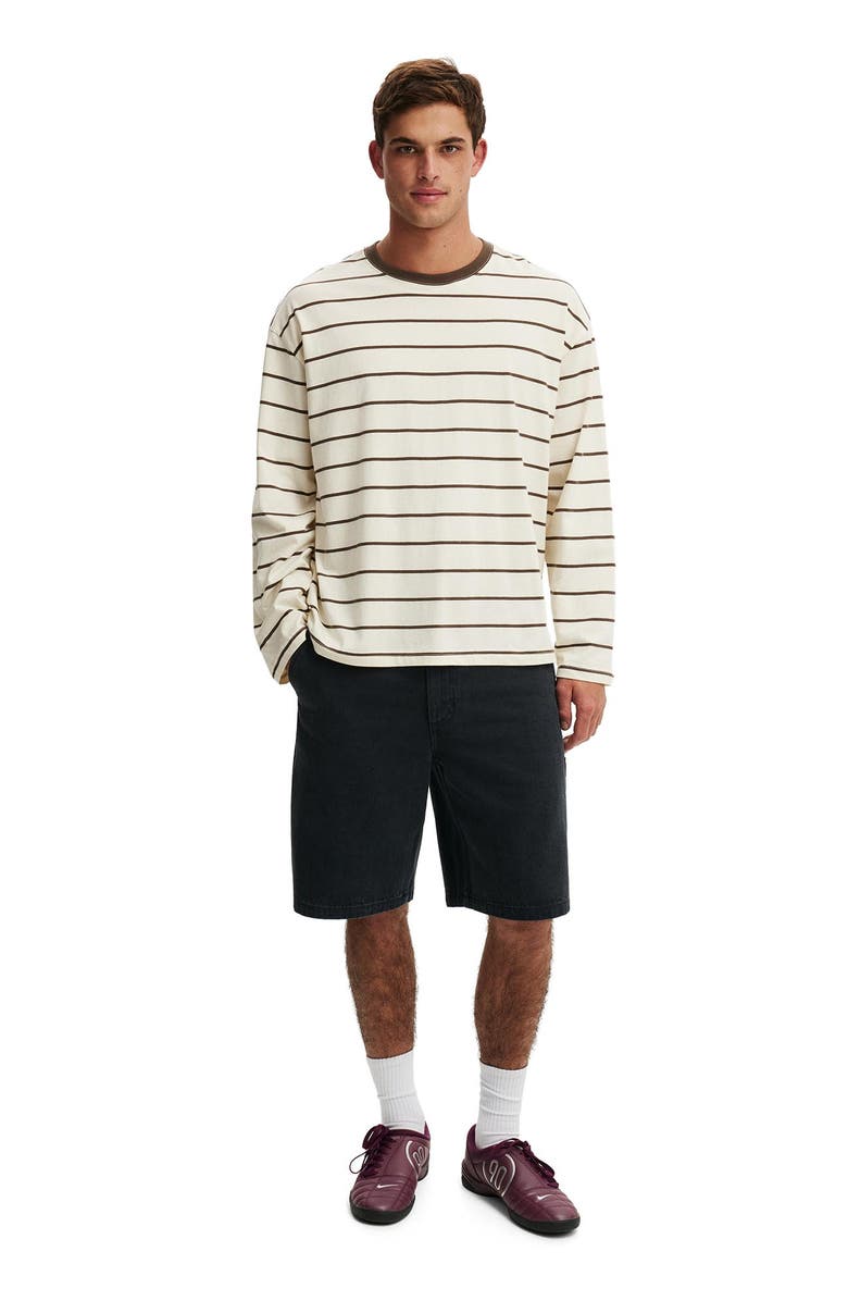 Cotton On Men's Baggy Worker Short, Alternate, color, Washed Black